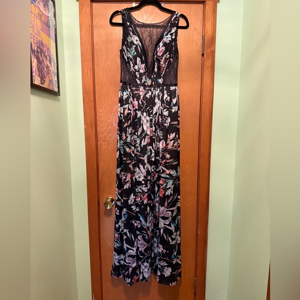 Adrianna Papell Floral Gown - Size 4